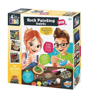 raketa od kolaž papira: Slikanje na kamenu 105459 Buki – kreativni DIY set za ukrašavanje — 1