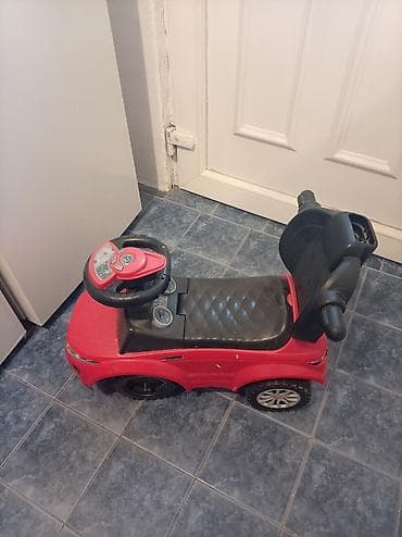Igračke: Dečiji guralica-auto, crvene boje - Model: guralica na 4 točka — 3