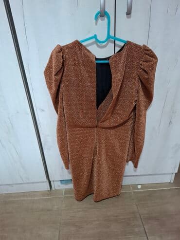 tech fleece s: M, color - Gold, Long sleeves — 3