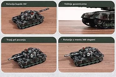 fisher price kocke: Nov RC tenk. Može da se kreće napred, nazad, levo. desno, da mu se — 5