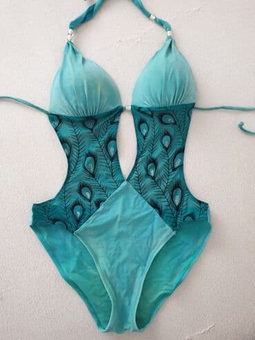 push up kupaći kostimi: S (EU 36), Single-colored, color - Turquoise — 2
