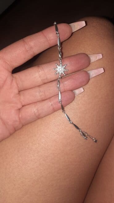 srebrna ogrlica sa krsticem: Chain bracelet, Material: Silver — 2