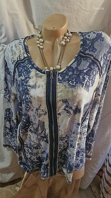 2XL Bonita 700din Elegantna pamučna sa elastinom,može biti i jaknica