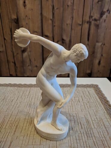 tobogani za decu: Statua Mironov Bacač diska. 20 cm. Kupljen u Atini, polovan bez — 2