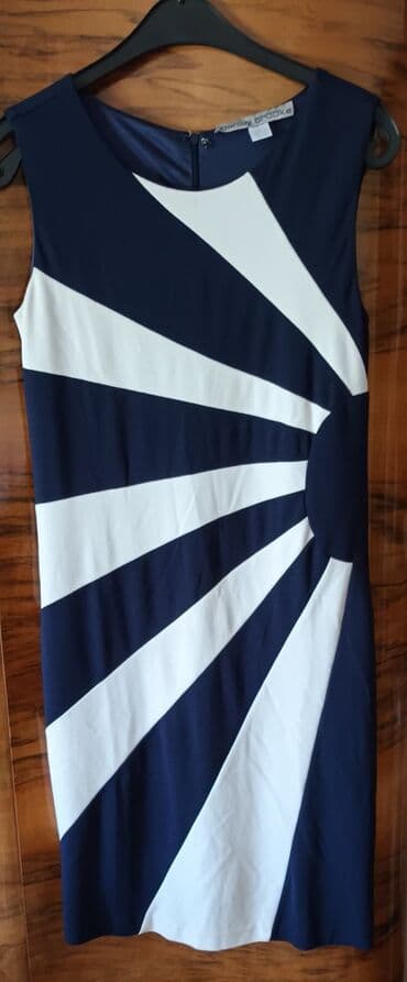 helanke sa stopicom: A-Dress M (EU 38), color - Blue, Cocktail, Without sleeves — 2
