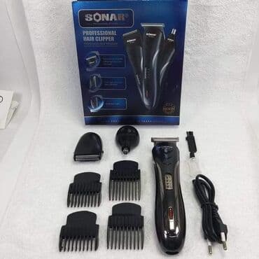 Aparati za uklanjanje dlačica: Sonar SN-5802 - 3u1 set, brijač, trimer brade i trimer za nos / uši — 3