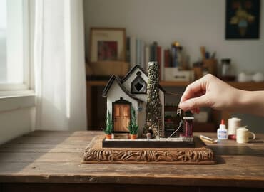 drvene korpe za cvece: Bоја - Šareno — 1