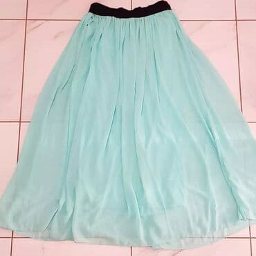 jaknice sa krznom: M (EU 38), L (EU 40), XL (EU 42), Midi, color - Turquoise — 2