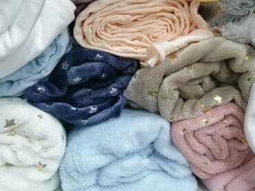 Ćebad i pokrivači: Prekrivač, ćebe po meri.
Sa druge strane može posteljno platno — 1