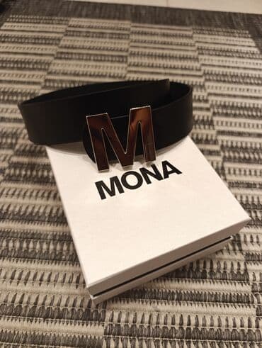 srebrne visece mindjuse: Ženski, Mona, Materijal: Koža — 5
