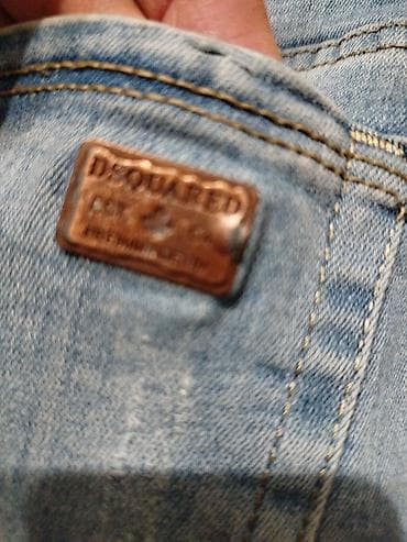 cizme emelie strandberg: Farmerke, Dsquared2, bоја - Svetloplava — 3