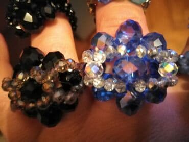 kutija za nakit za devojcice: Women's ring, Handmade, Material: Cubic zirconia, Crystal — 11