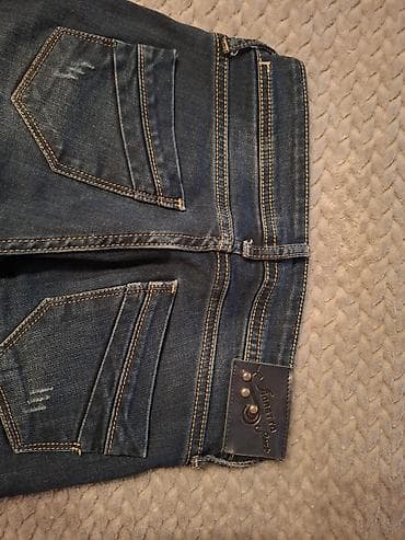 crne patike ženske: Fioretto ženske farmerke - Tamnoplavi teksas sa blagim “washed” i — 3