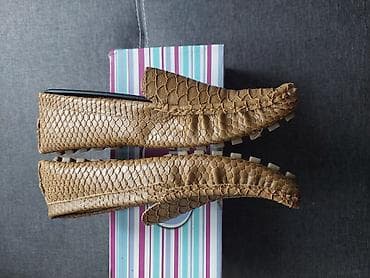 Ženske mokasine FULL, model 251002 - Boja: svetlo braon/konjak, sa — 3