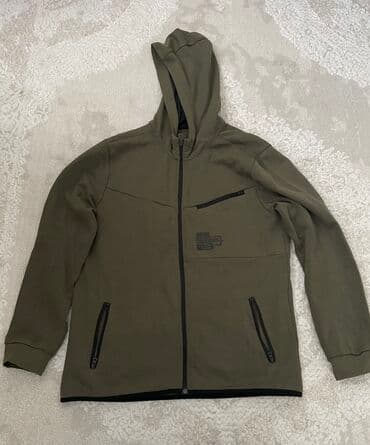 Sweatshirt, L (EU 52), XL (EU 54), 7Arrows, color - Green, With a hood