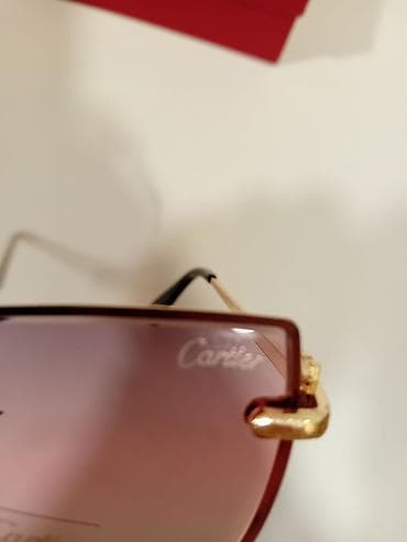 grip za ruke: Cartier sunčane naočare – ženski model mačkastog oblika - Sočiva — 4