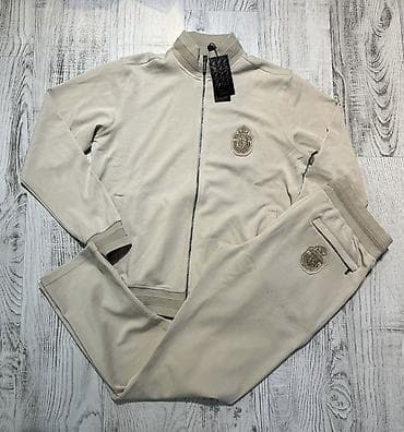 plisirani komplet: Trenerka Boss, bоја - Siva — 4