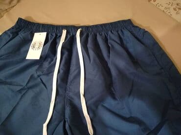 pantalone za punije: Novi muski sorts Fashion u velikom broju 8XL Plavi. Odlican muski — 4