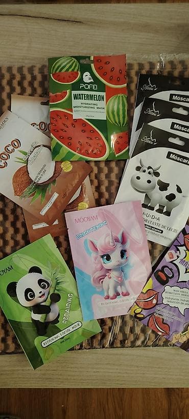 Set od jednokratnih sheet maski za lice – miks mirisa i efekata