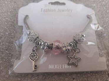 srebrna ogrlica sa krsticem: Charm bracelet — 4
