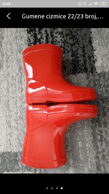 david obuca – слике: Gumene cizmice 22/23 broj,gaziste 14cm.preslatke. 065/ — 1