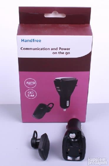 Auto delovi, gume i tjuning: Handsfree Bluetooth sa auto punjacem Handsfree bluetooth bubice za uvo — 2