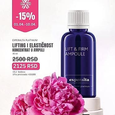 tn za decake: Experalta Platinum – Lifting i Elastičnost, koncentrat u ampuli - — 1