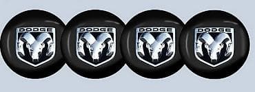 Plastificirane nalepnice za felne - set od 4 komada DODGE DODGE -