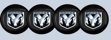 20555 r16 felni: Plastificirane nalepnice za felne - set od 4 komada DODGE DODGE - — 1