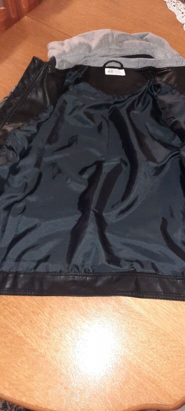 Jackets and Coats: H&M, Leather jacket, 164-170 — 6