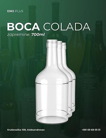 samolepljivo platno za tekstil: Colada boca od 700 ml predstavlja praktično i estetski privlačno — 1