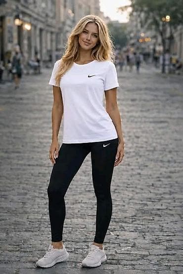 adidas brojevi: Ženske sportske trenerke – komplet majica + helanke - Dva dela — 5