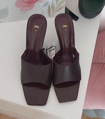primark vranje: ZARA ženske klompe/sandalete na potpeticu - Model: otvorene mule — 6