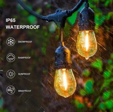 rasveta za dvoriste: Viseća rasveta za dvorište 10m 2700 Dinara Ulepšajte svoj prostor na — 2