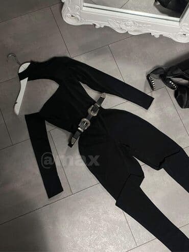 crni elegantni kombinezoni: Novo,WOLF’’Zara JUMPSUIT•Velicine:S M L •Boje:Crna•Cena:3200 Din — 2