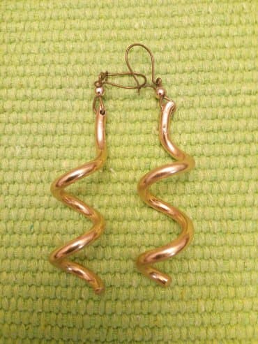 srebrni nakit nis: Minđuse 7 cm — 1