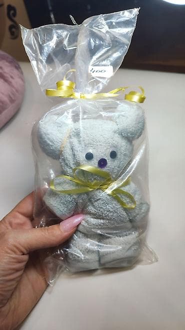 adidas peskiri: Meda peškir 30×50 - Dekorativno složen peškir u obliku mede - — 1