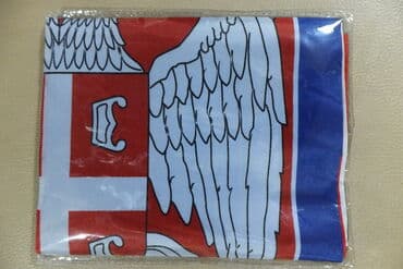 lov i ribolov smederevska palanka: FLAG OF SERBIA 90x60 cm - ZASTAVA SRBIJE 90x60 cm polyester — 2