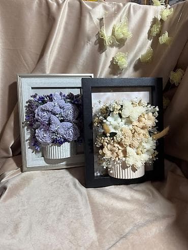 Dekorativni 3D aranžmani u ramu sa mirisnim svecicama