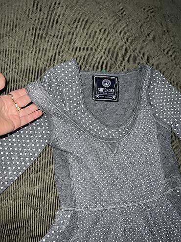 eastbound helanke: SUPERDRY haljina vel.S neobičnog kroja sa 3/4 rukavima.Bez ikakvih — 3