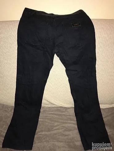 crne zvonaste pantalone: Original RICHMOND pantalone 34 NOVE 100% cotton Crna boja Polustruk — 4