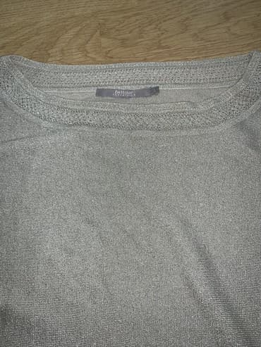h: M (EU 38), L (EU 40), Single-colored, color - Silver — 2