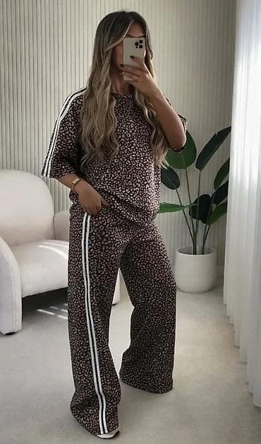 engelbert strauss pantalone: Ženski komplet trenerke sa animal printom - Dvodelni set: široka — 7