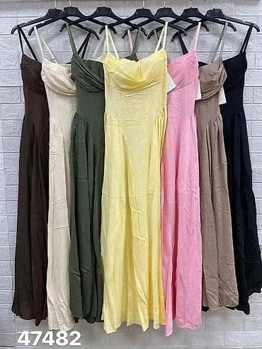 parka s: Elegantna maxi haljina sa kaskadnim dekolteom - Kroj: struk naglašen — 3