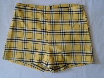 svecane pantalone i tunike: M (EU 38), bоја - Žuta, Karirani — 1