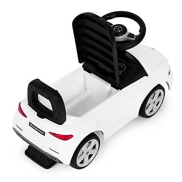 motor guralica za decu: Guralica Mercedes C CLASS sa interaktivnim volanom i zvucima, WHITE — 5