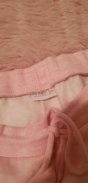 Gornji i donji deo: Trenerke komplet– Infinity Woman, veličina XL svetlo roze,malo jaca — 7