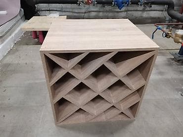 Dušeci: Polica za flase vino preuzimanje lično u BW masivna teška šir — 1