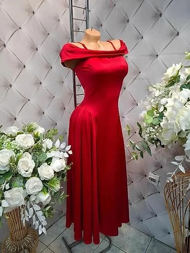 Haljine: Elegantna dugačaka večernja haljina - Model: duga haljina A-kroja sa — 1