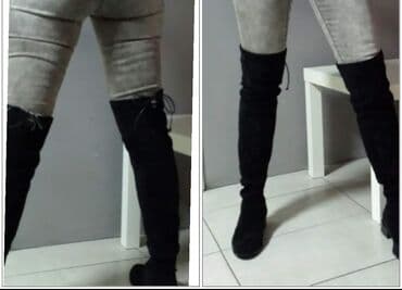 baletne papučice h: High boots, 38 — 5